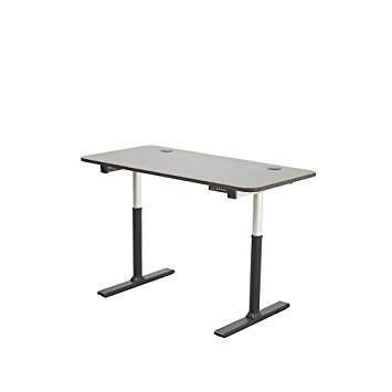 ApexDesk Vortex Series 60-in Wide 6-Button Electric Height Adjustable Sit to Stand Desk Frame (Espresso Top, Memory Control)