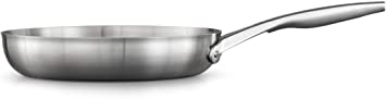 Calphalon 2029620 Premier Stainless Steel 10-Inch Frying Pan, Silver