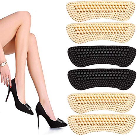 Heel Grips High Heel Inserts for Women, Heel Cushion Inserts Make Shoe Fitter & Stop Heel Slipping Out (3 Pairs), Heel Pads Prevents Chafing and Blisters – Makes Any Shoe Fit Perfectly.