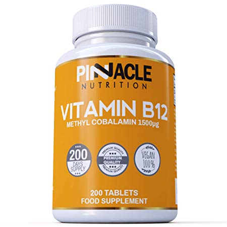 Vitamin B12 | 1500mcg | 200 Tablets | Methylcobalamin