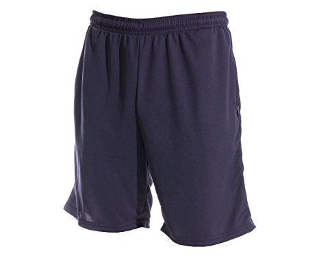 Shorts with Zipper Pockets Zip Zippered Men's and Women's Active Wear