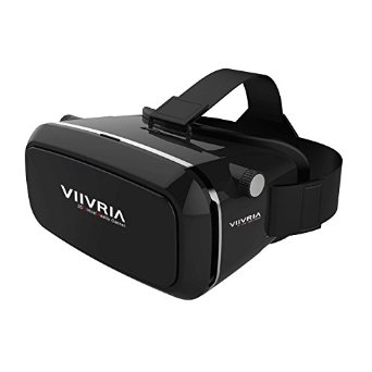 VIIVRIA ® 3D VR Virtual Reality Headset ,Adjust Google Cardboard VR BOX For 3.5-6 inch Phone ,Private Mobile 3D Cinema (NEW UPDATED VR Headset)