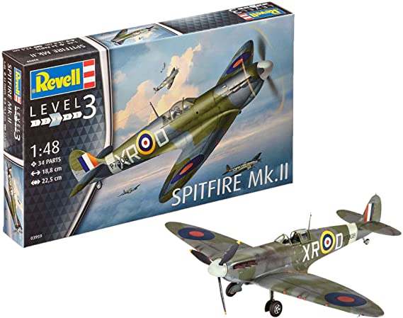 Revell Spitfire Mk.II Model Kit, 1: 48 Scale