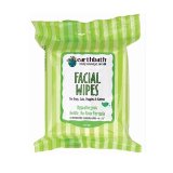 EARTHBATH 026361 25 Count Facial Wipes Pouch for Dogs Cats Puppies and Kittens