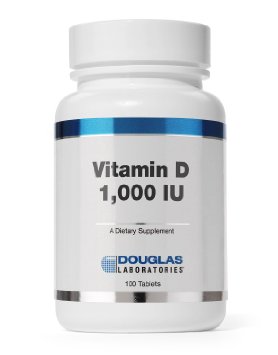 Douglas Laboratories® - Vitamin D 1,000 IU - Vitamin D3 Health Supplement - 100 Tablets