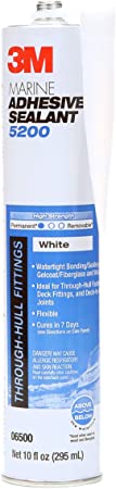 3M Marine Adhesive Sealant 5200 White, 06500, 1/10 gal (Pack of 1)