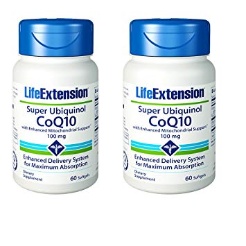 Life Extension Super Ubiquinol CoQ10 100 mg 60 Softgels