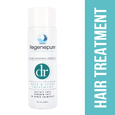 Regenepure – DR Shampoo Hair Loss and Scalp Treatment SLS and Paraben Free, 8 Ounces