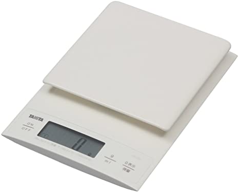 TANITADigital cooking scale【Also useful for making bread0.1g unitHigh accuracyWeighing up to3kg】WhiteKD-320-WH