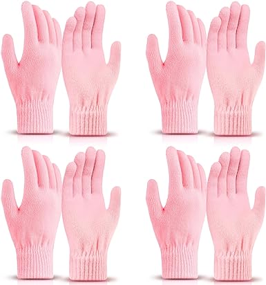 SATINIOR Magic Winter Gloves Unisex Gloves Knit Stretchy Mitten Full Fingers Warm Gloves for Men Women Sports