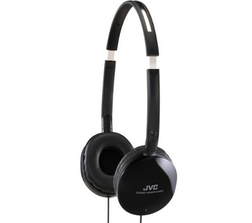 JVC HAS150/BX Flats Headphones for iPad, iPod and iPhone - Black