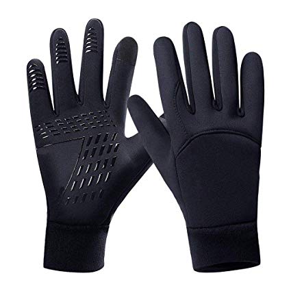 Anbobo Winter Gloves Cold Weather Windproof Thermal Touchscreen Gloves Cycling Running Outdoor Activities for Men and Women