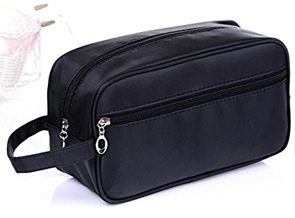 HOYOFO Multifunctional Travel Kit Organizer Toiletry Storage Bag for Men,Black