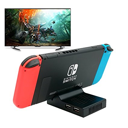 Portable Dock for Nintendo Switch, Replacement Dock With Electronic Chip for Nintendo Switch (With Chip)