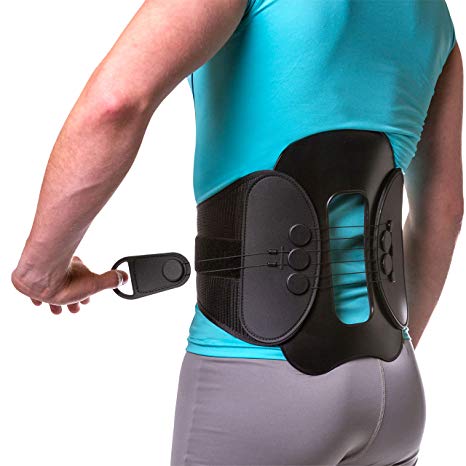 Spine Decompression Back Brace - MAC Plus Rigid Lumbosacral Corset Belt with Pulley System for Sciatica Pain, Disc Injury and After Laminectomy or Spinal Fusion Surgery (2XL)