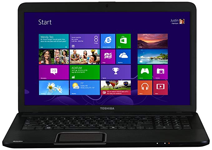 Toshiba Satellite C870-1H2 17.3-inch Notebook (Intel Core i3-3120M 2.50GHz, 4GB RAM, 500GB HDD, Windows 8, USB 3.0)