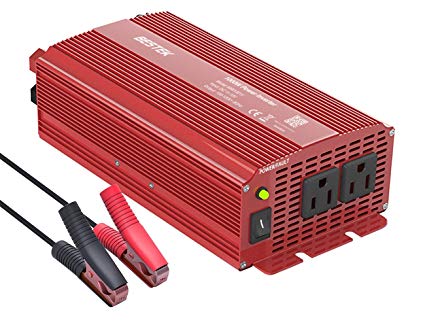 BESTEK Power Inverter 1000 Watt DC 12 Volt Power Converter 1000w DC to AC Car Inverter Electronics Devices Inverter …