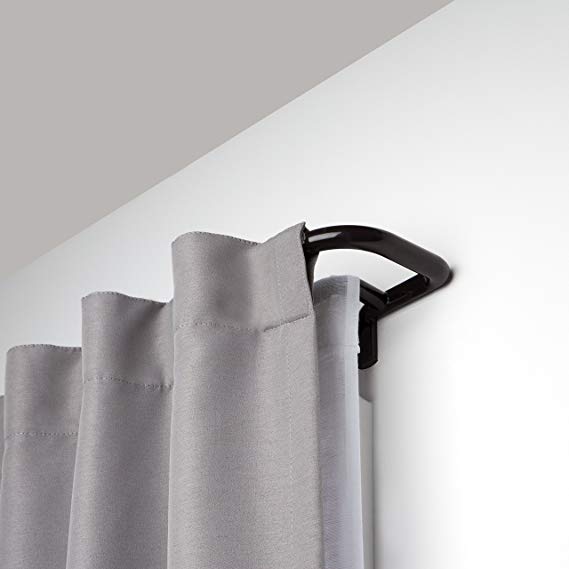 Umbra, Auburn Bronze Twilight Double Rod Set – Wrap Around Design is Ideal for Blackout Room Darkening Curtains, 28 to 48 Inch, 48-Inch