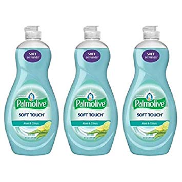 Palmolive Ultra Soft Touch Aloe And Citrus Liquid Dish Soap, 20 Fl Oz, Pack of 3