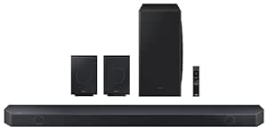 Samsung 540 W 9.1.4 ch (HW-Q930D/XL) Wireless Dolby Atmos Soundbar with Subwoofer, Center/Up/Side Firing Speakers, Surround Sound, Alexa Built-in, AirPlay2, Wi-Fi, Bluetooth, HDMI (Titan Black)