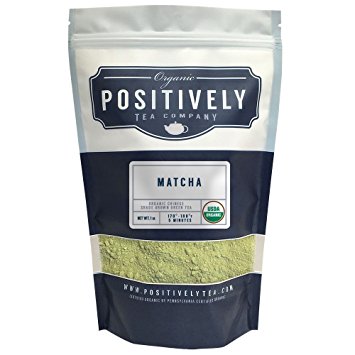 Organic Chinese Matcha , Loose Leaf Bag, Positively Tea (1 LB.)