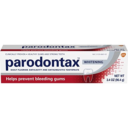 Parodontax Whitening Toothpaste for Bleeding Gums, 3.4 Ounce