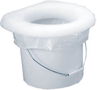 Throne Portable Toilet Seat w/ Liner