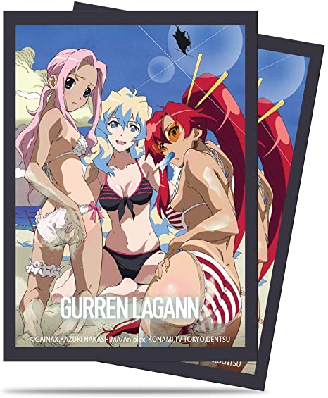 Official Gurren Lagann Beach Standard Deck Protector Sleeves (65 Count)