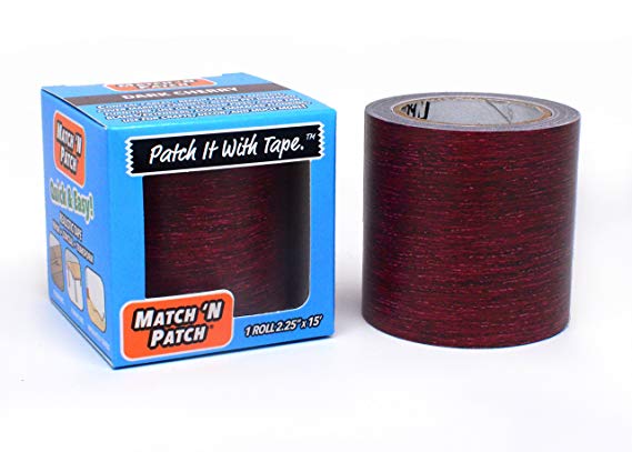 Match 'N Patch Realistic Repair Tape, Dark Cherry