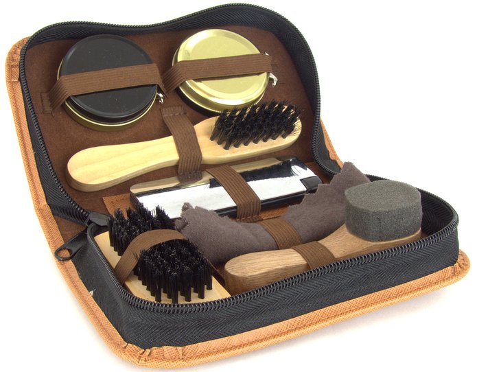 MARZ Products TM Deluxe Leather Shoe Care Kit 7 pc