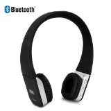 August EP635 Bluetooth Wireless Stereo Headphones - Leather Cushioned Headset with built-in Microphone and Rechargeable Battery - Compatible with Mobile Phones iPhone iPad Laptops Tablets Smartphones etc