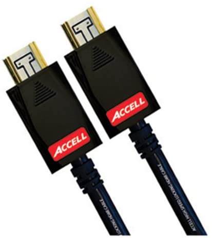 Accell AVGrip Pro HDMI Cable - High Speed HDMI Cable with Locking Connectors - 25 Feet, HDMI 2.0 Compliant for 4K UHD @60Hz - Polybag