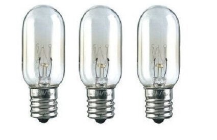 Ge 40w 130v Microwave Light Bulb Wb36x10003 Replacement 3 Pack - New