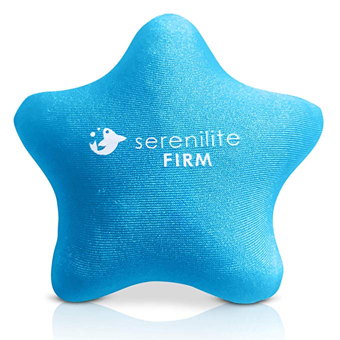 Serenilite Firm Star Stress Ball and Hand Therapy Gel Squeeze Exercise Ball - Great for Anxiety and Hand Strengthening - Optimal Stress Relief