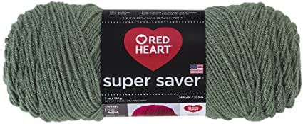 Red Heart Super Saver Yarn, Light Sage