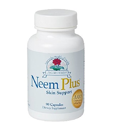Ayush Herbs Neem Plus Herbal Supplement, 90 Count