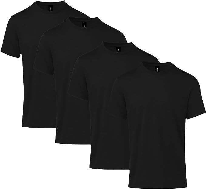 Gildan Adult Softstyle CVC Short Sleeve T-Shirt, Style G67000, 4-Pack