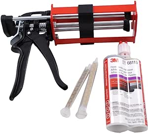 3M 08115 Panel Adhesive & 3M 08571 Manual Applicator Gun w/ABN Sticker [Misc.]