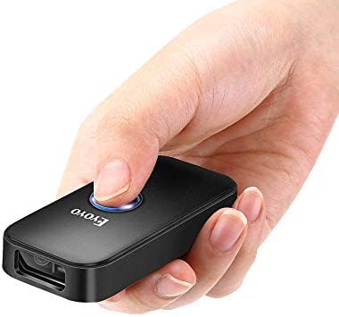 Eyoyo Wireless 1D Barcode Scanner Bluetooth, 2.4G Wireless & Wired 3-in-1 Bar Code Scanner Portable USB 1D ISBN Book Reader, Compatible with Tablet iPhone iPad Android Windows Mac OS