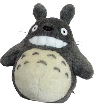 Totoro: 12" Smiling Dark Gray Totoro
