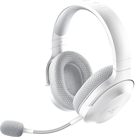 Razer Barracuda X Wireless Gaming & Mobile Headset (PC, Playstation, Switch, Android, iOS): 2022 Model - 2.4GHz Wireless   Bluetooth - Lightweight 250g - 40mm Drivers - 50 Hr Battery - Mercury White