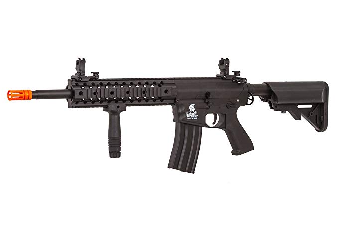 Lancer Tactical LT-12B-G2 Gen 2 RIS M4 Carbine AEG Airsoft Rifle (Black)