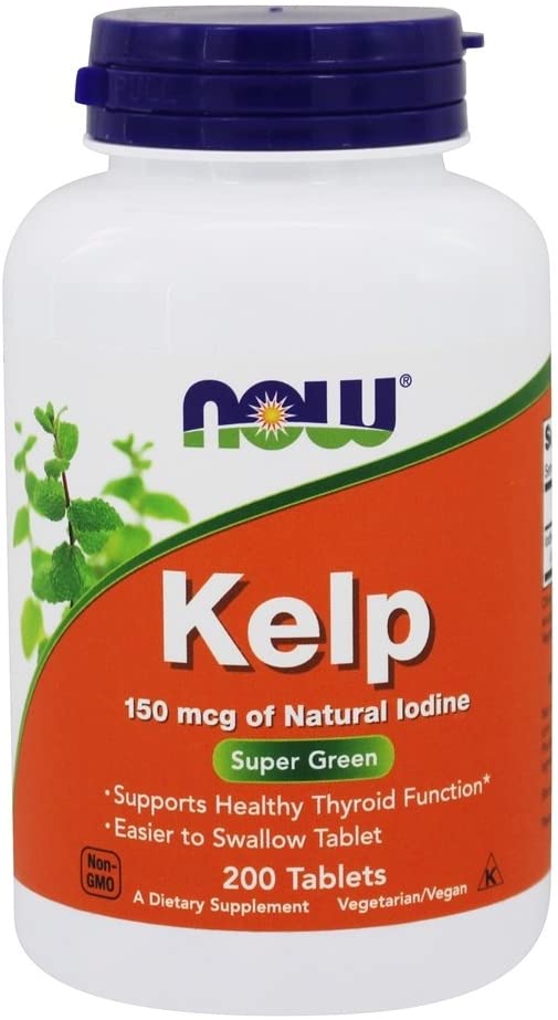 Now Foods Kelp, 150mcg of Natural Iodine, 200 Tablets