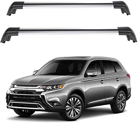 ECCPP Roof Rack Cross Bars Luggage Cargo Carrier Rails Fit for 2013 2014 2015 2016 2017 2018 2019 Mitsubishi Outlander Sport Utility,Aluminum
