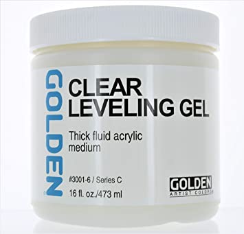 Golden Artist Colors - Self Leveling Clear Gel - 16 oz Jar