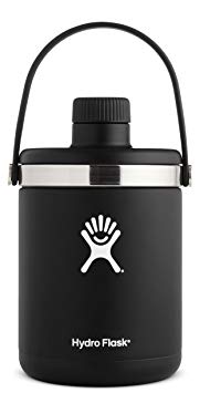 Hydro Flask 64 oz Oasis Water Jug - Stainless Steel & Vacuum Insulated - Leak Proof Cap - Black