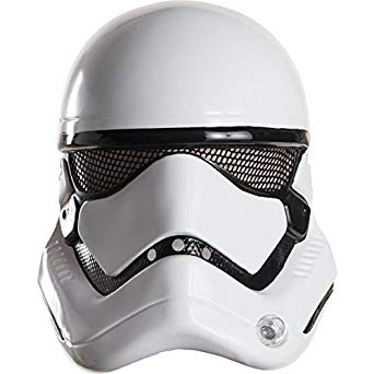 Star Wars: The Force Awakens Adult Stormtrooper Half Helmet, One Size