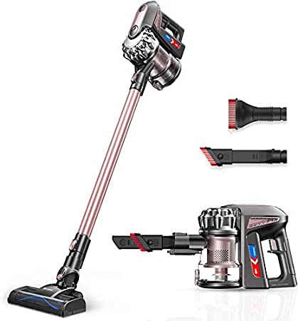 proscenic P8 Plus Cordless, 17000Pa Handheld Stick Vacuum Cleaner with Wall Mount and HEPA Filtration, Battery Removable, Two Speeds Suction Power, 35 Minutes Use Time, Plastic, 1.2 liters