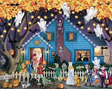 Ghostly Gathering Halloween Jigsaw Puzzle 1000 Piece