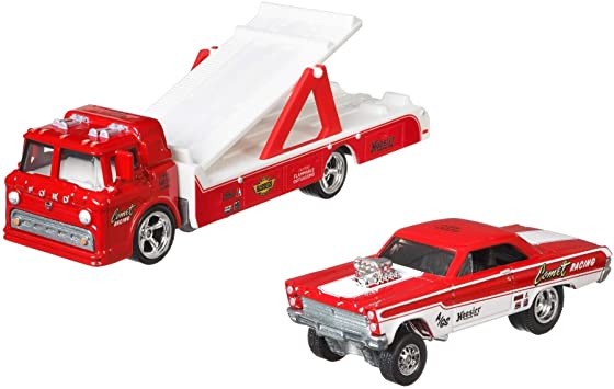 Hot Wheels Team Transport # 28 Ford C-800 and '65 Mercury Comet Cyclone Component Car